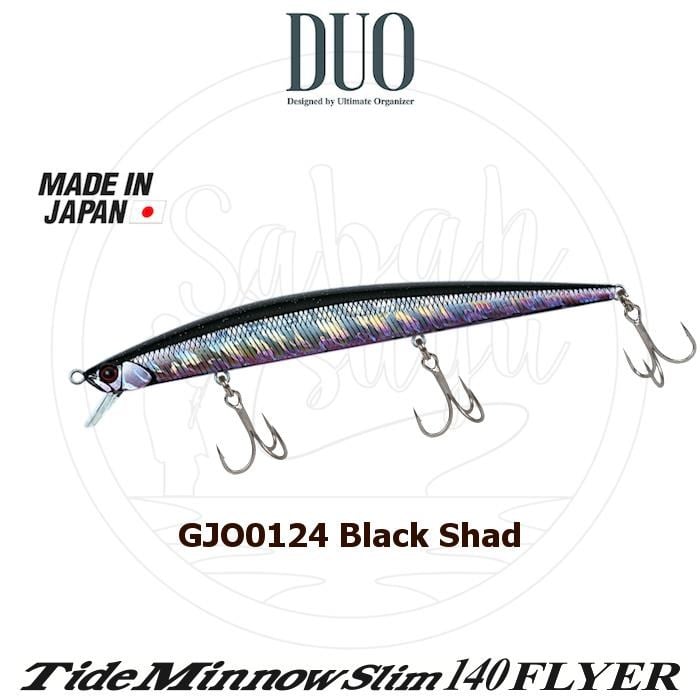 Duo Tide Minnow Slim 140 FLYER GJO0124 Black Shad