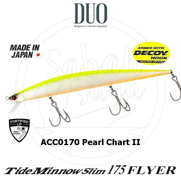 Duo Tide Minnow Slim 175 FLYER ACC0170 Pearl Chart II