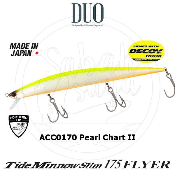 Duo Tide Minnow Slim 175 FLYER ACC0170 Pearl Chart II
