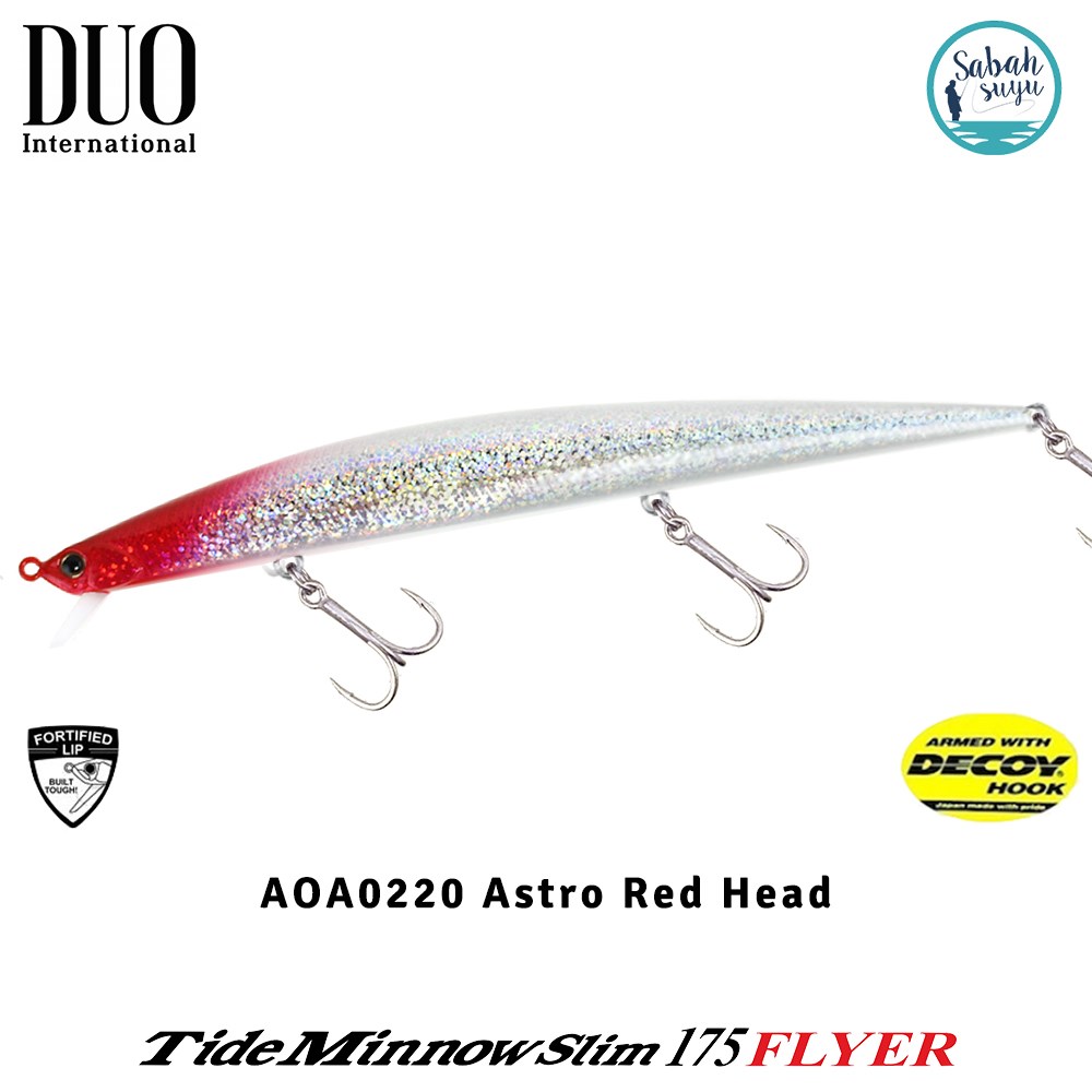 Duo Tide Minnow Slim 175 FLYER AOA0220 Astro Red Head