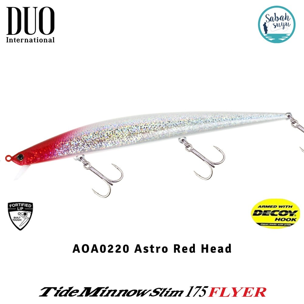 Duo Tide Minnow Slim 175 FLYER AOA0220 Astro Red Head