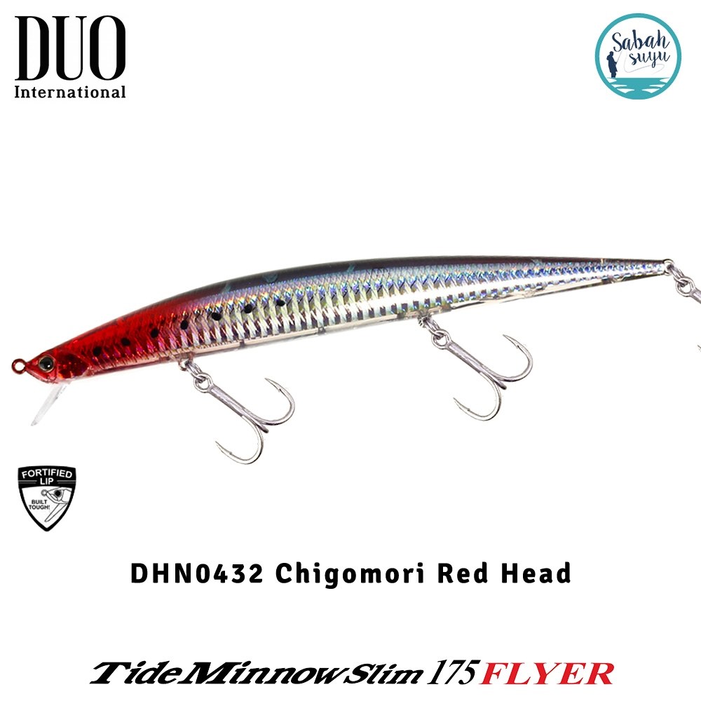 Duo Tide Minnow Slim 175 FLYER DHN0432 Chigomori Red Head