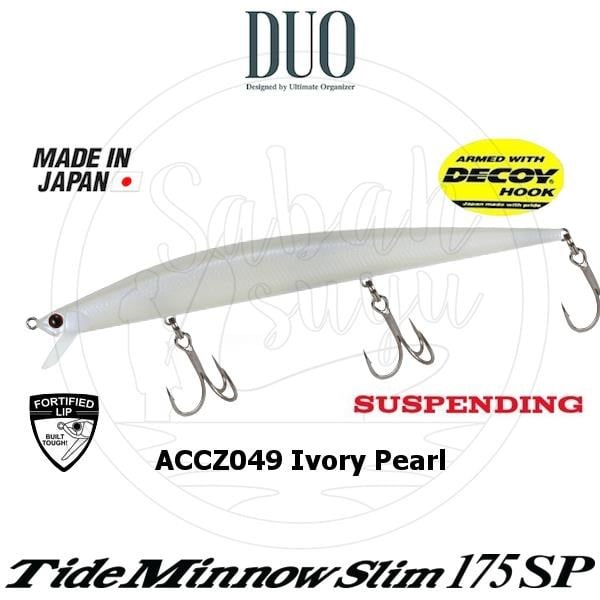Duo Tide Minnow Slim 175SP ACCZ049 Ivory Pearl