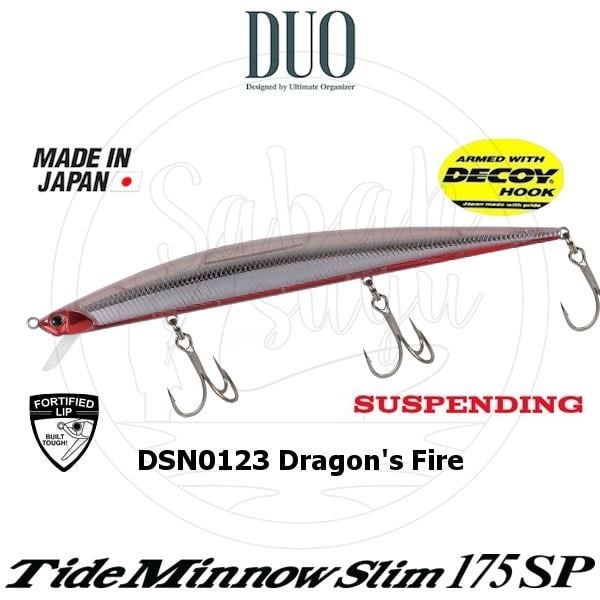 Duo Tide Minnow Slim 175SP DSN0123 Dragon's Fire
