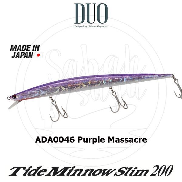 Duo Tide Minnow Slim 200 ADA0046 Purple Massacre