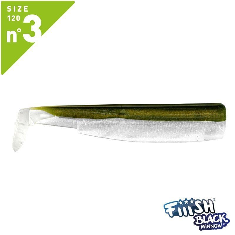 Fiiish Black Minnow BM120/3 BM003 3 X Corps (Gövde) 12 cm Kaki