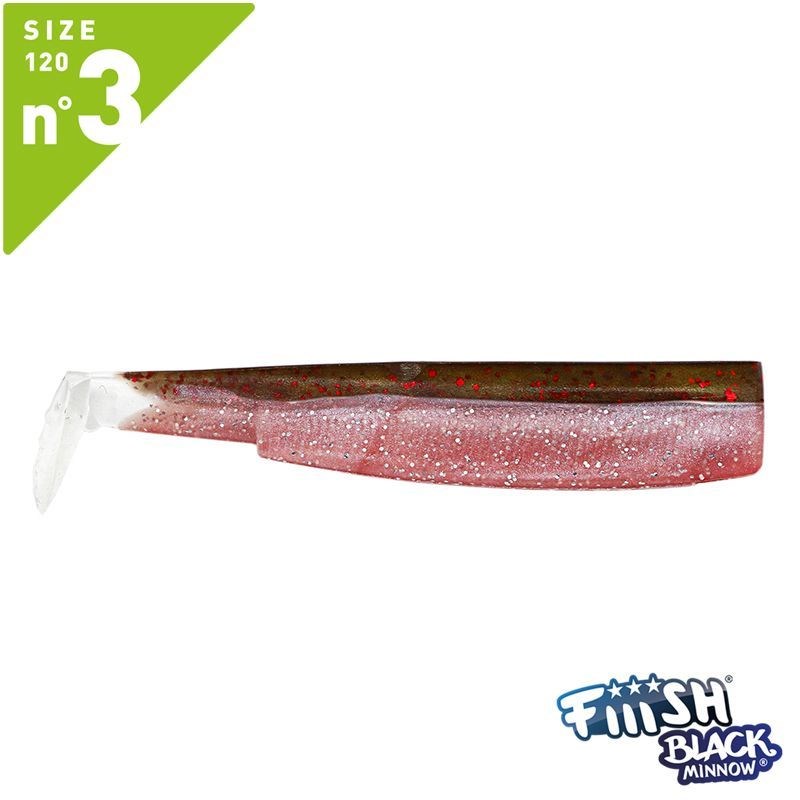 Fiiish Black Minnow BM120/3 BM022 3 X Corps (Gövde) 12cm Rose