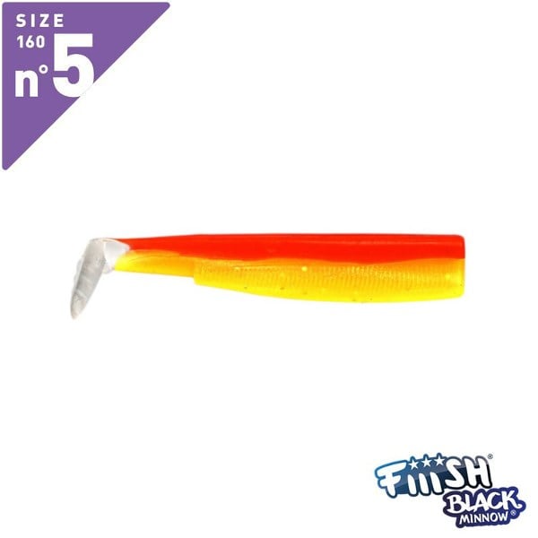 Fiiish Black Minnow BM160/5 BM207 3 X Corps (Gövde) 16cm Jaune Orange