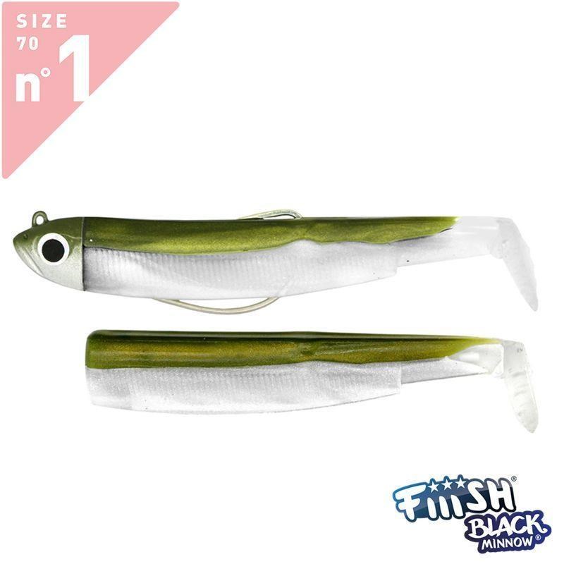 Fiiish Black Minnow BM70/1 BM492 Combo Shore 7cm 3gr Khaki