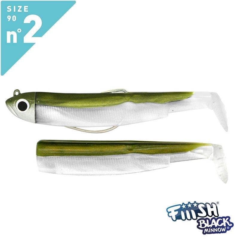 Fiiish Black Minnow BM90/2 BM189 Combo Shore 9cm 5gr Khaki