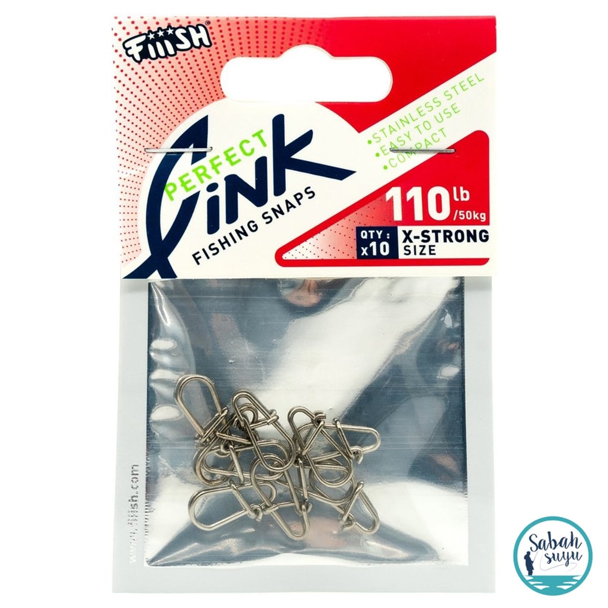 Fiiish GAM382 Perfect Link Snap Klips X-Strong 110lb