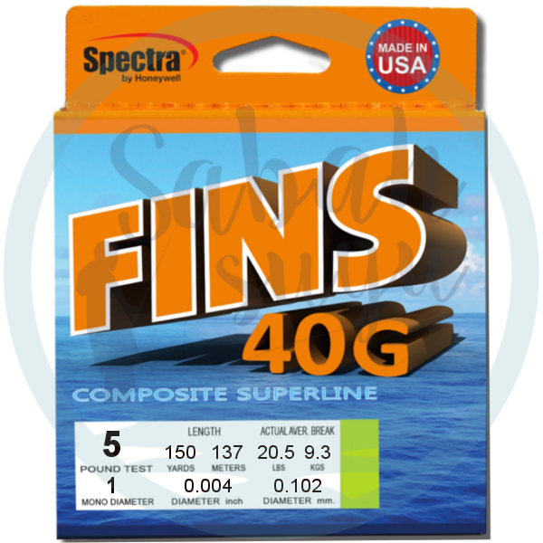 Fins 40G Örgü İp 137 Mt. 0.10mm 5 lb. Beyaz