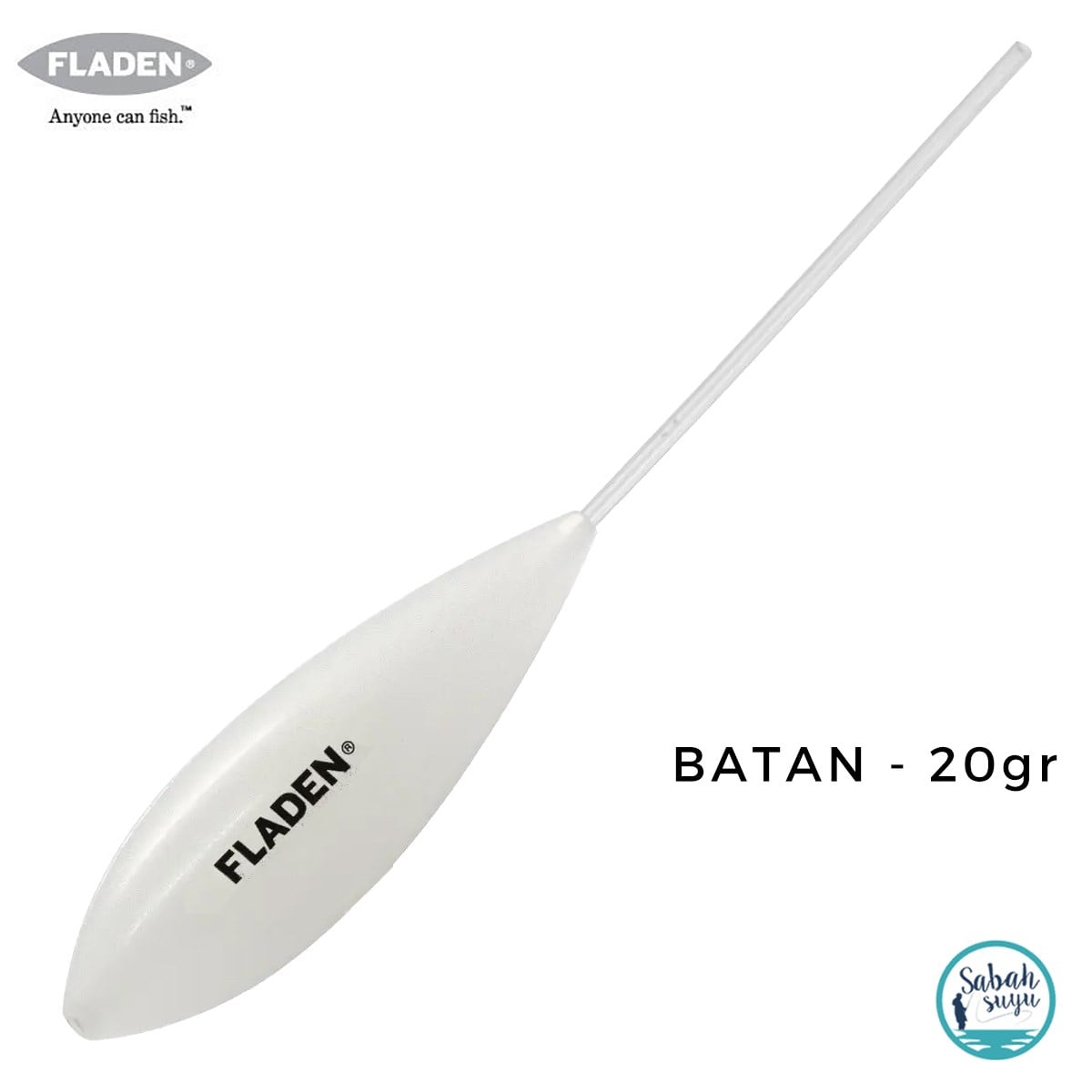 Fladen Bombardo Şamandra 20gr Beyaz (Batan)