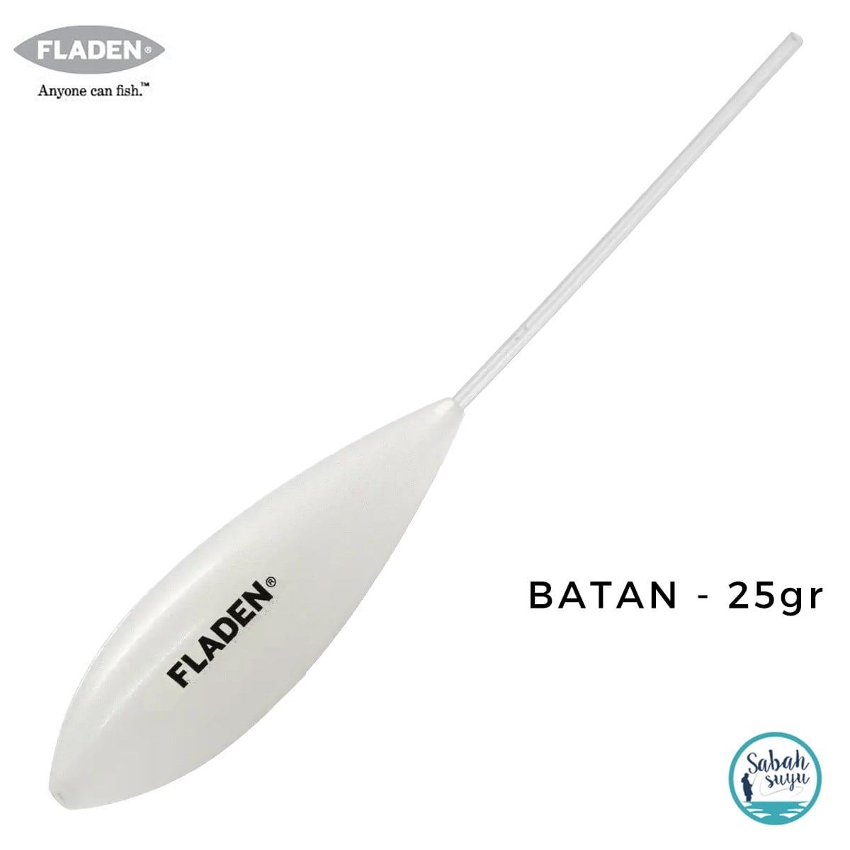 Fladen Bombardo Şamandra 25gr Beyaz (Batan)