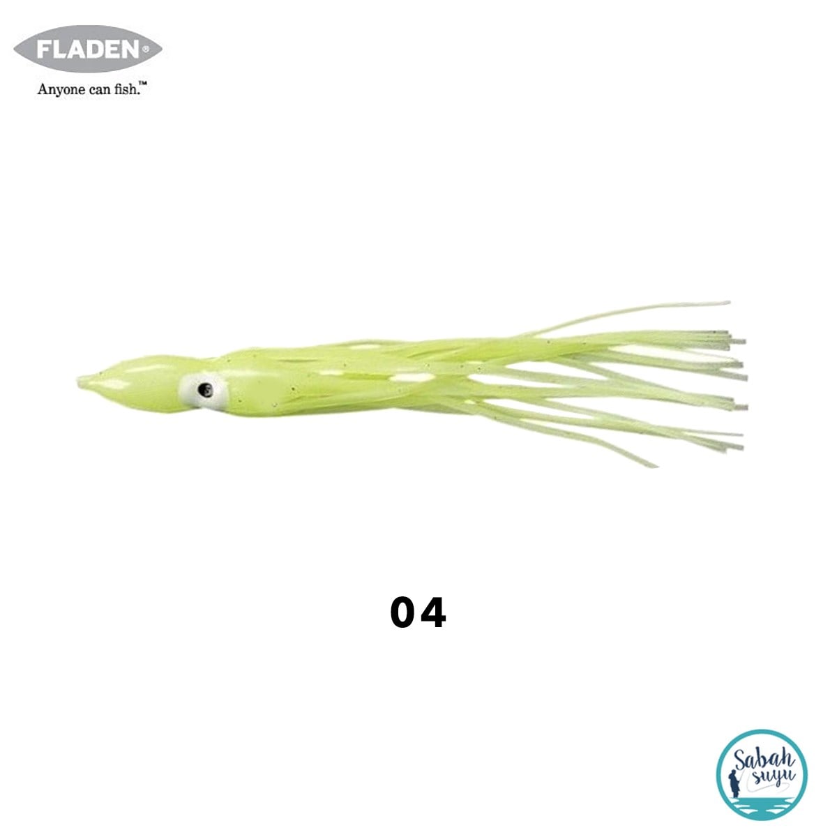 Fladen Octopus Muppets Ahtapot 7cm 04 Glow (10 Adet)