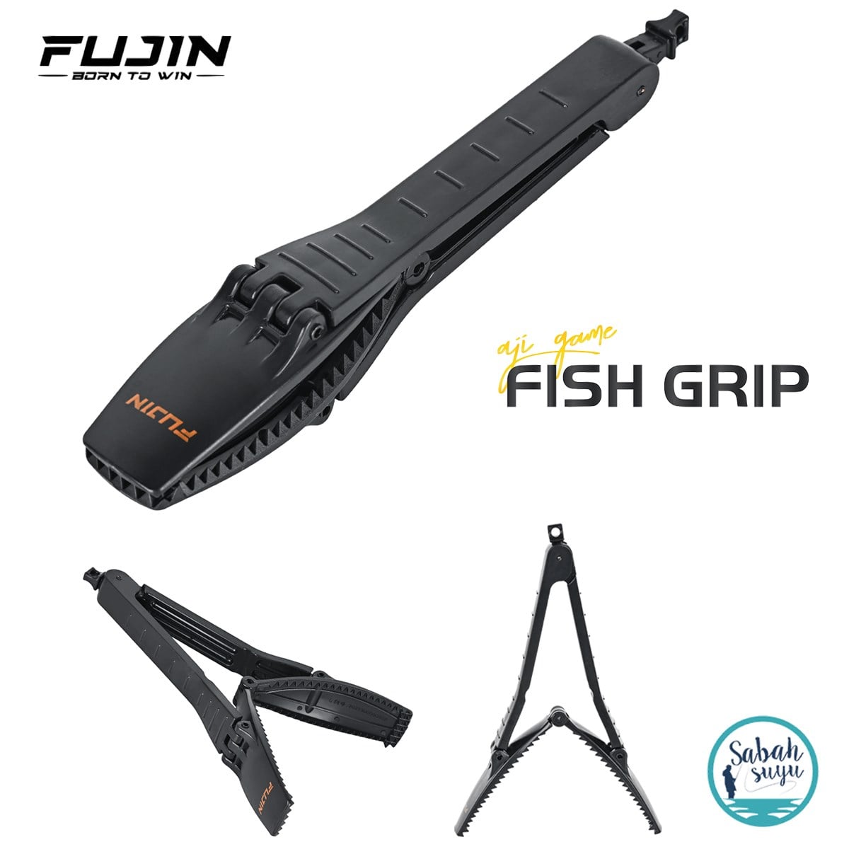 Fujin Aji Game Fish Grip Balık Maşası Black