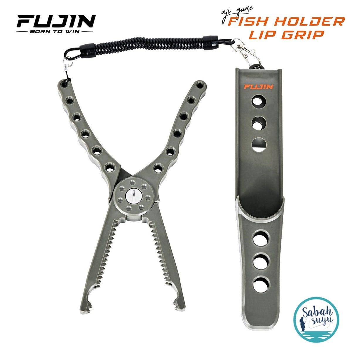 Fujin Fish Holder Lip Grip Balık Maşası Dark Green