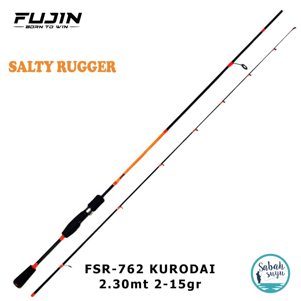 Fujin Salty Rugger FSR-762 Kurodai 2.30mt 2-15gr (2P) LRF Kamış