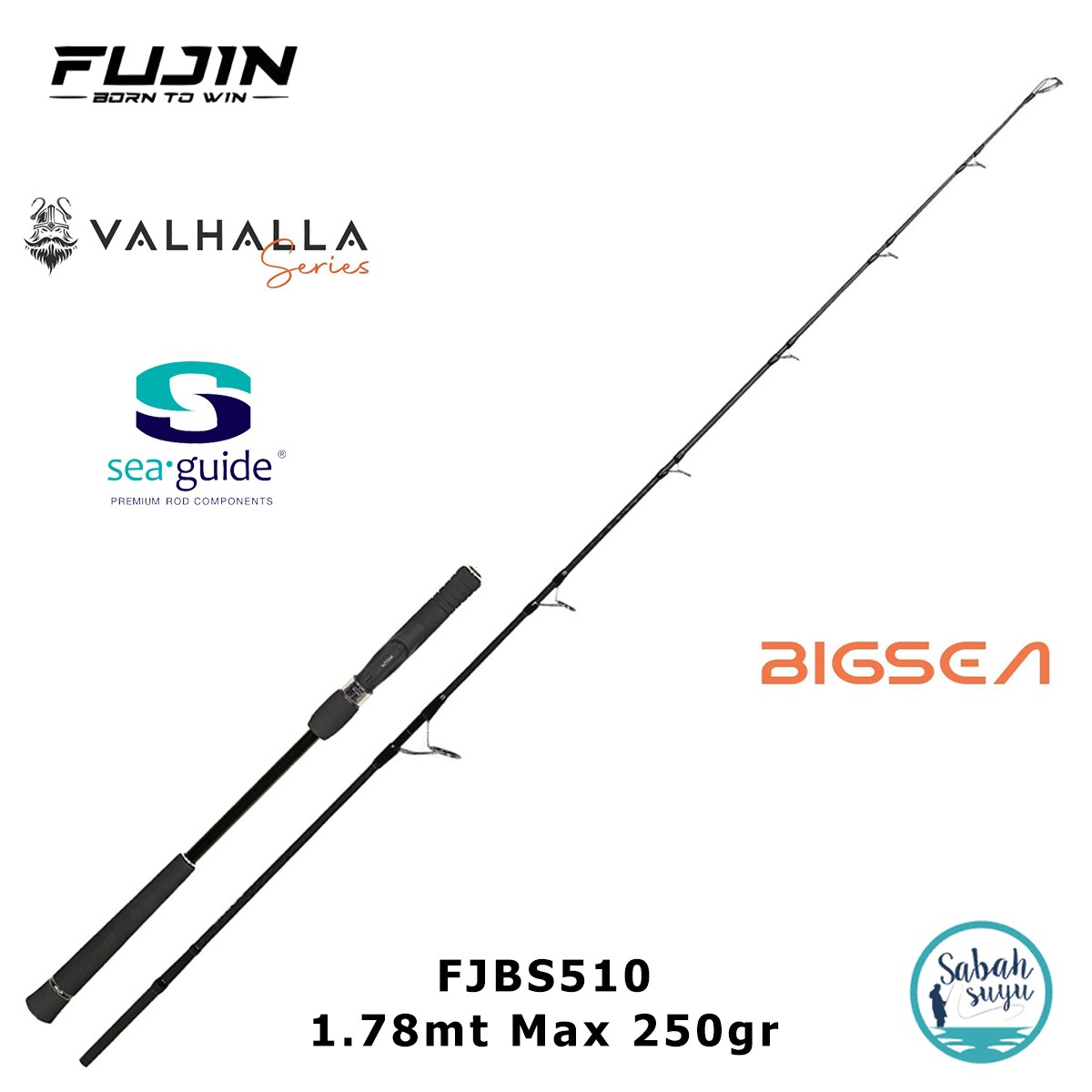 Fujin Valhalla Bigsea FJBS510 1.78mt 250gr (S2P) Jigging Kamış