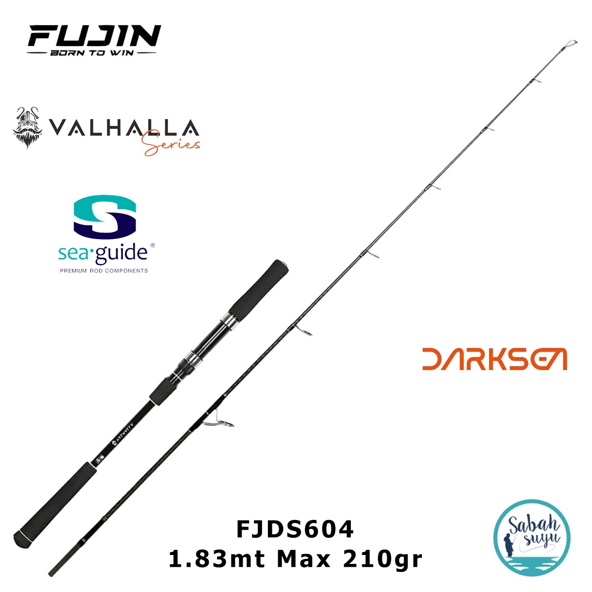 Fujin Valhalla Darksea FJDS604 1.83mt 210gr (S2P) Jigging Kamış