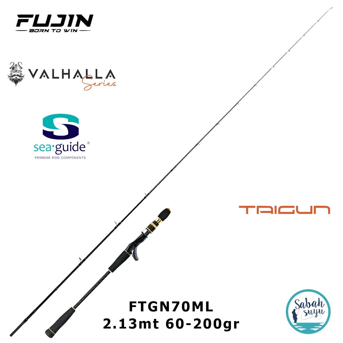 Fujin Valhalla Taigun FTGN70ML 2.13mt 60-200gr (S2P) Tetikli Tai Rubber Kamış