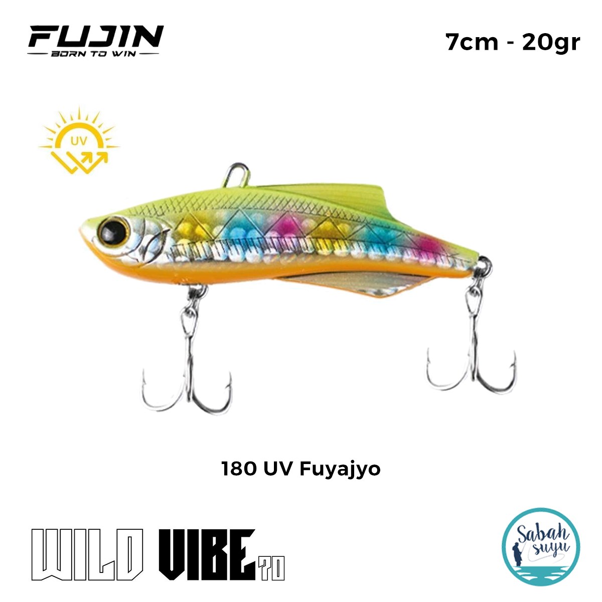 Fujin Wild Vibe 7cm 20gr Vibrasyon Suni Yem 180 UV Fuyajyo