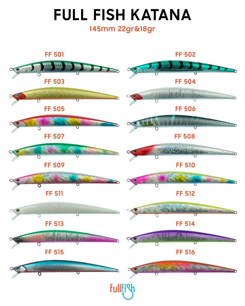 Full Fish Katana 145S 14.5cm 22gr FF508 Maket Balık
