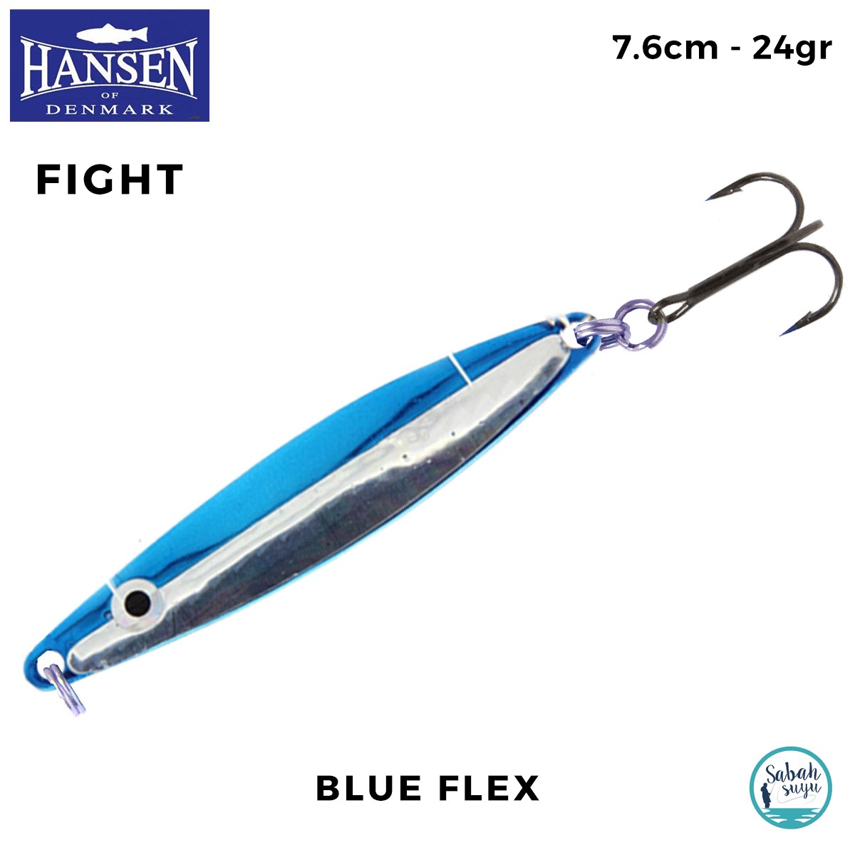 Hansen Fight Kaşık 7.6cm 24gr Blue Flex