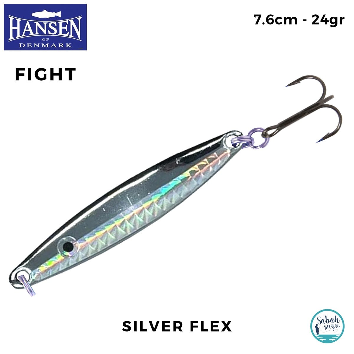 Hansen Fight Kaşık 7.6cm 24gr Silver Flex