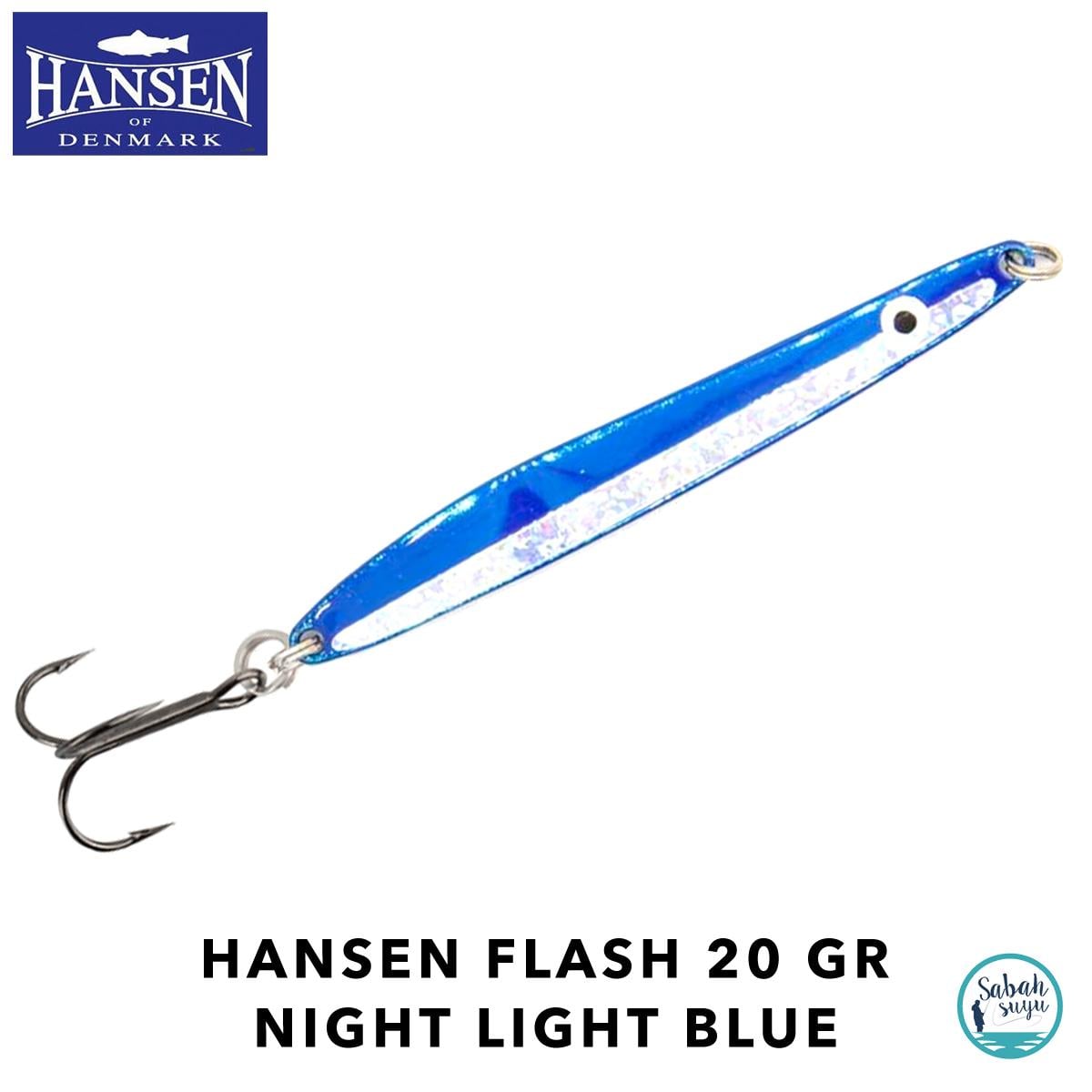 Hansen Flash Kaşık 10cm 20gr Night Light Blue