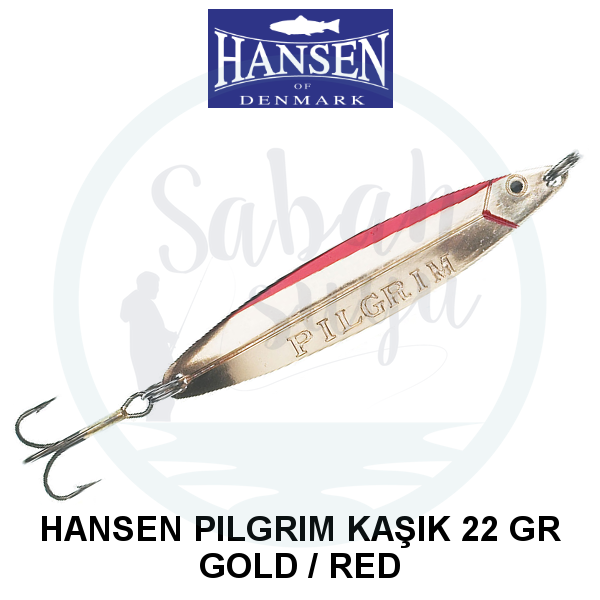 Hansen Pilgrim Kaşık 7.8cm 22gr Gold Red