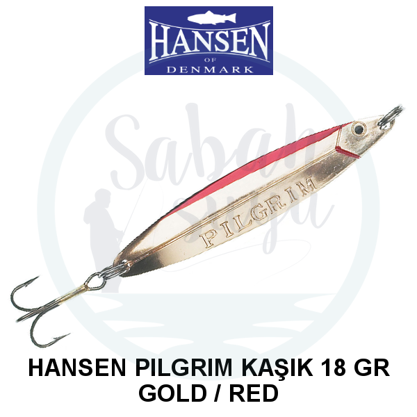 Hansen Pilgrim Kaşık 7.8cm 18gr Gold Red