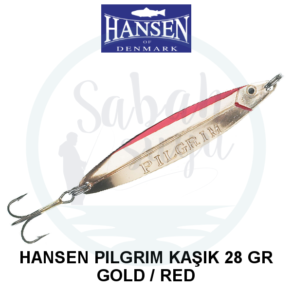 Hansen Pilgrim Kaşık 8.9cm 28gr Gold Red