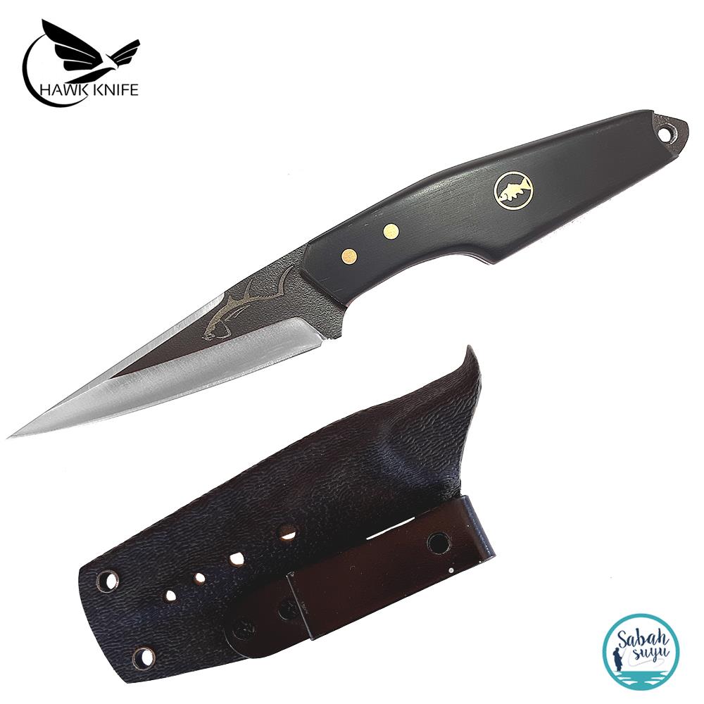 Hawk Knife AYSS-002 Paslanmaz Çelik Bıçak 20cm + Kydex Kılıf