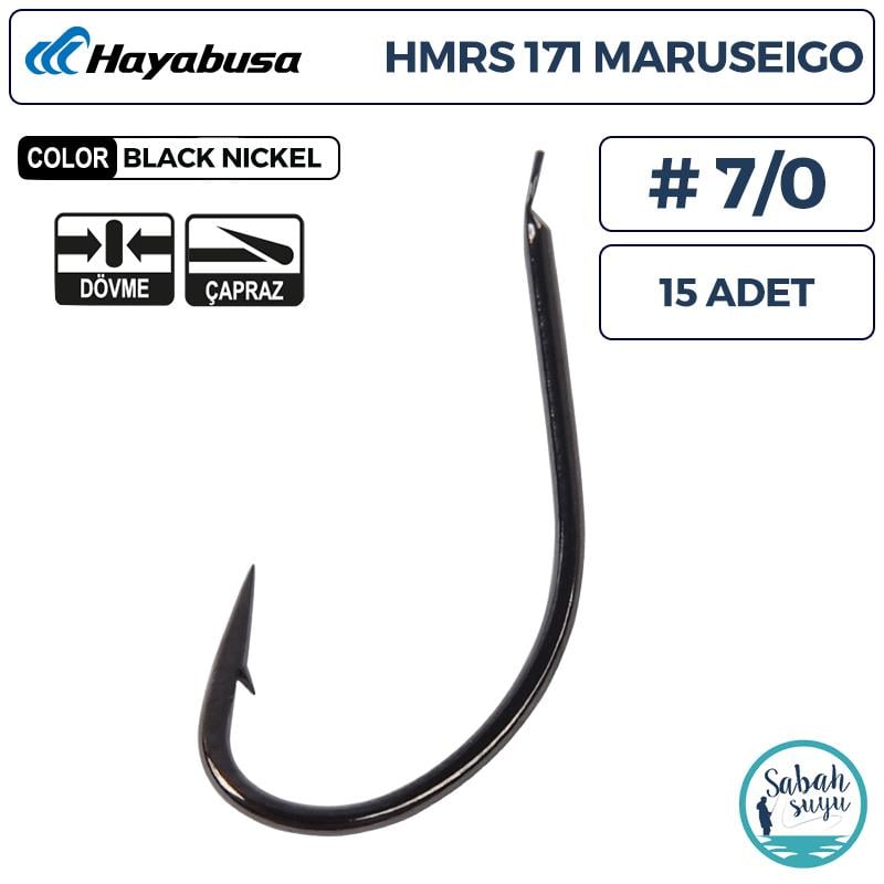 Hayabusa HMRS 171 Kısa P. Dövme İğne Siyah #7/0 (15 Adet)