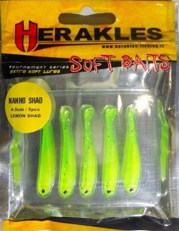 Herakles Nanho Shad Silikon 4.5 cm Lemon Shad