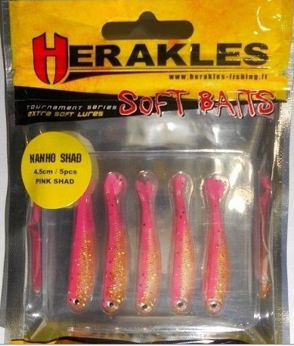 Herakles Nanho Shad Silikon 4.5 cm Pink Shad