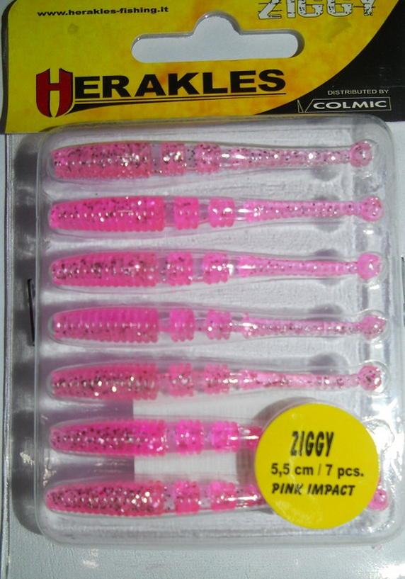 Herakles Ziggy Silikon 55 mm Pink Impact