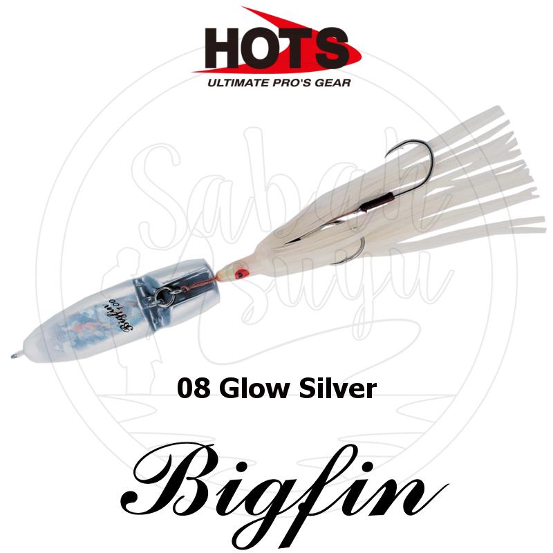 Hots Big Fin Inchuku Jig 180 gr. 08 Glow Silver