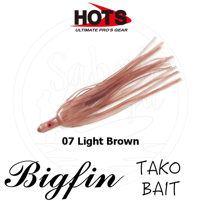 Hots Big Fin Taco Bait Silikon Ahtapot 07 Light Brown