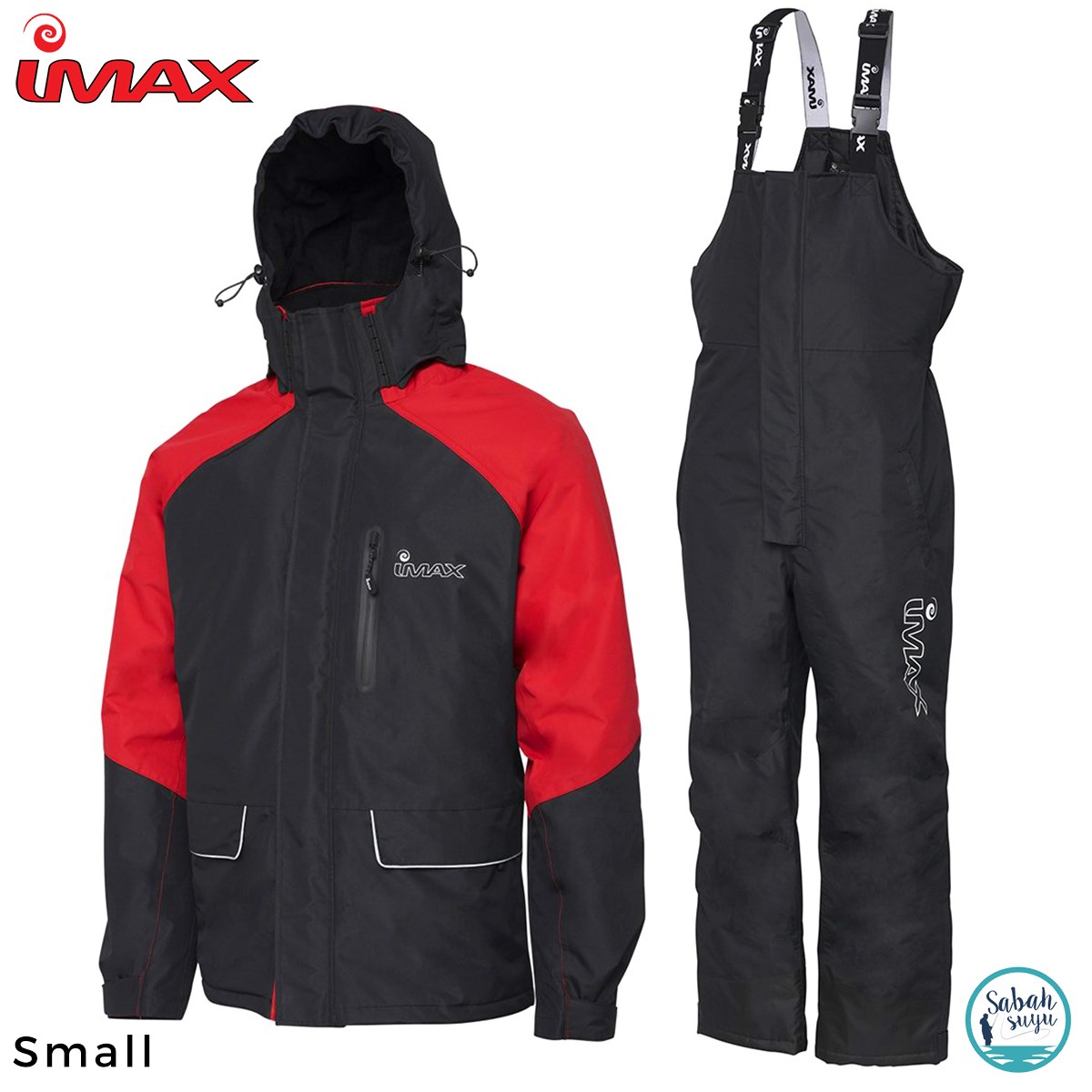 Imax Oceanic Thermo Suit Fiery Red/Ink Small