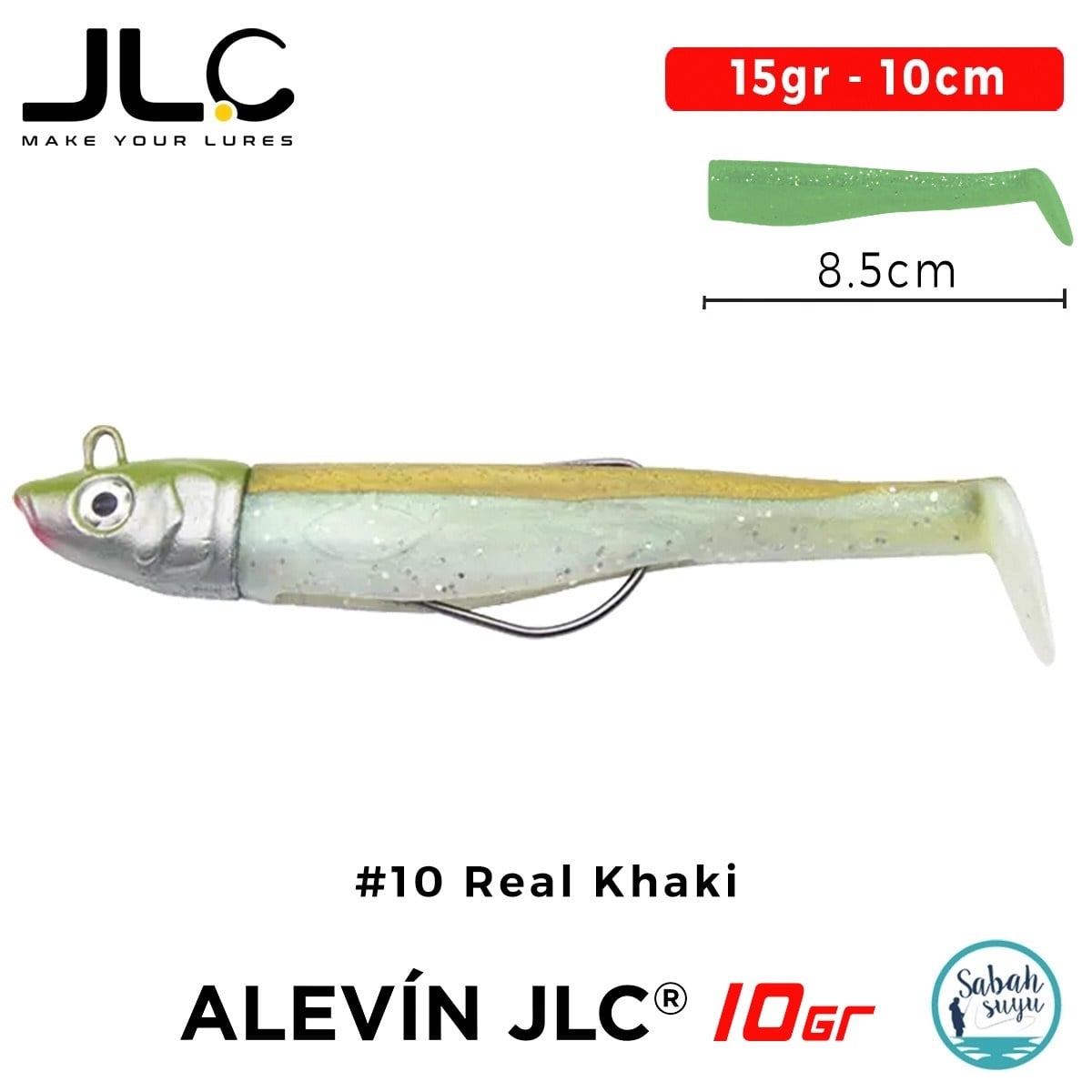 JLC Alevin Set 15gr 10cm #10 Real Khaki Silikon Balık