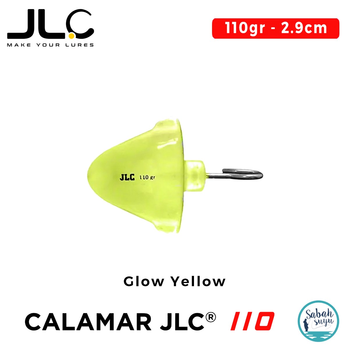 JLC Calamar Kafa 110gr Glow Yellow