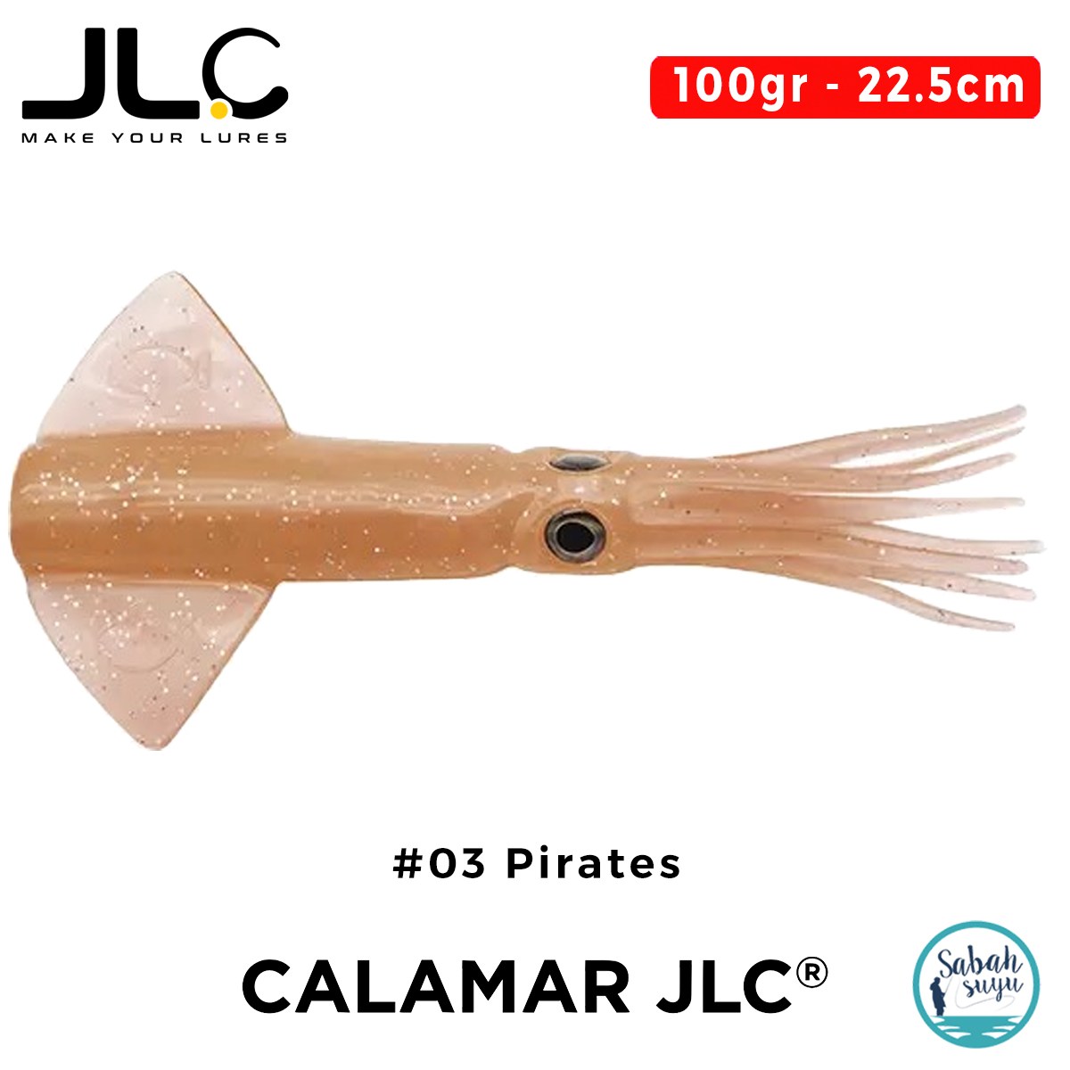 JLC Calamar Yedek Gövde 22.5cm 100gr #03 Pirates Silikon Kalamar