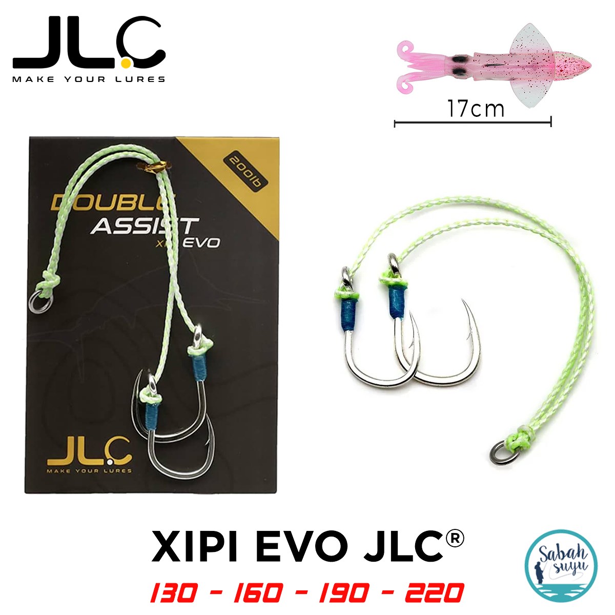 JLC Çiftli Hazır Asist İğne #2/0 200lb Xipi Evo 17cm (1 Adet)