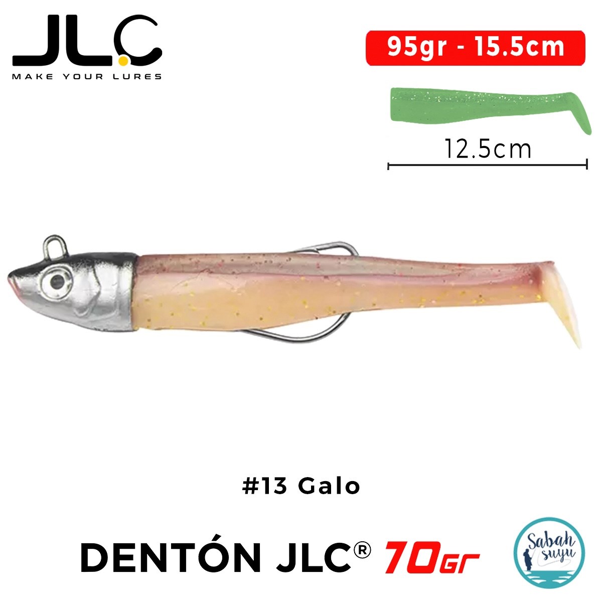 JLC Denton 70 Set 95gr 15.5cm #13 Galo Silikon Balık