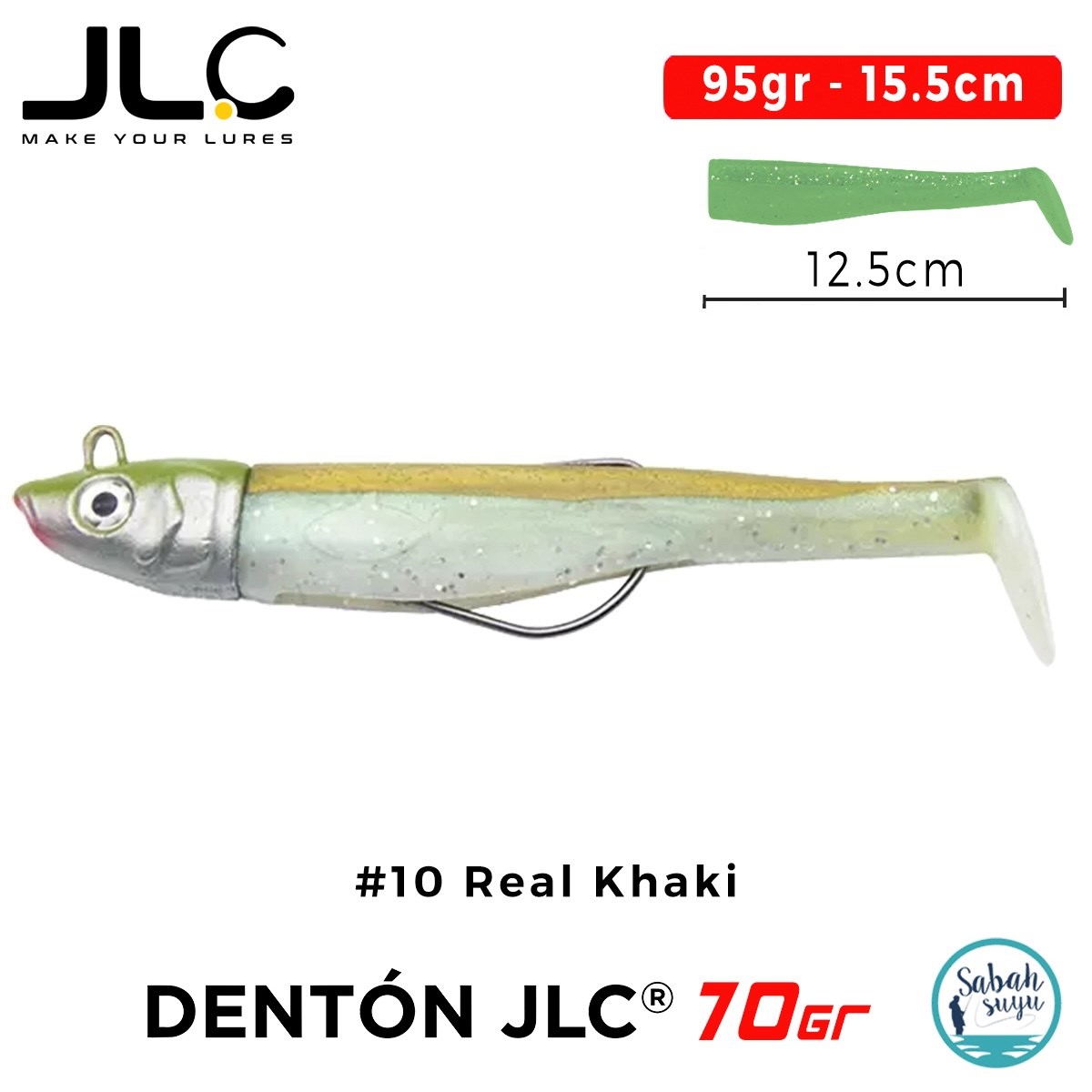 JLC Denton 70 Set 95gr 15.5cm #10 Real Khaki Silikon Balık