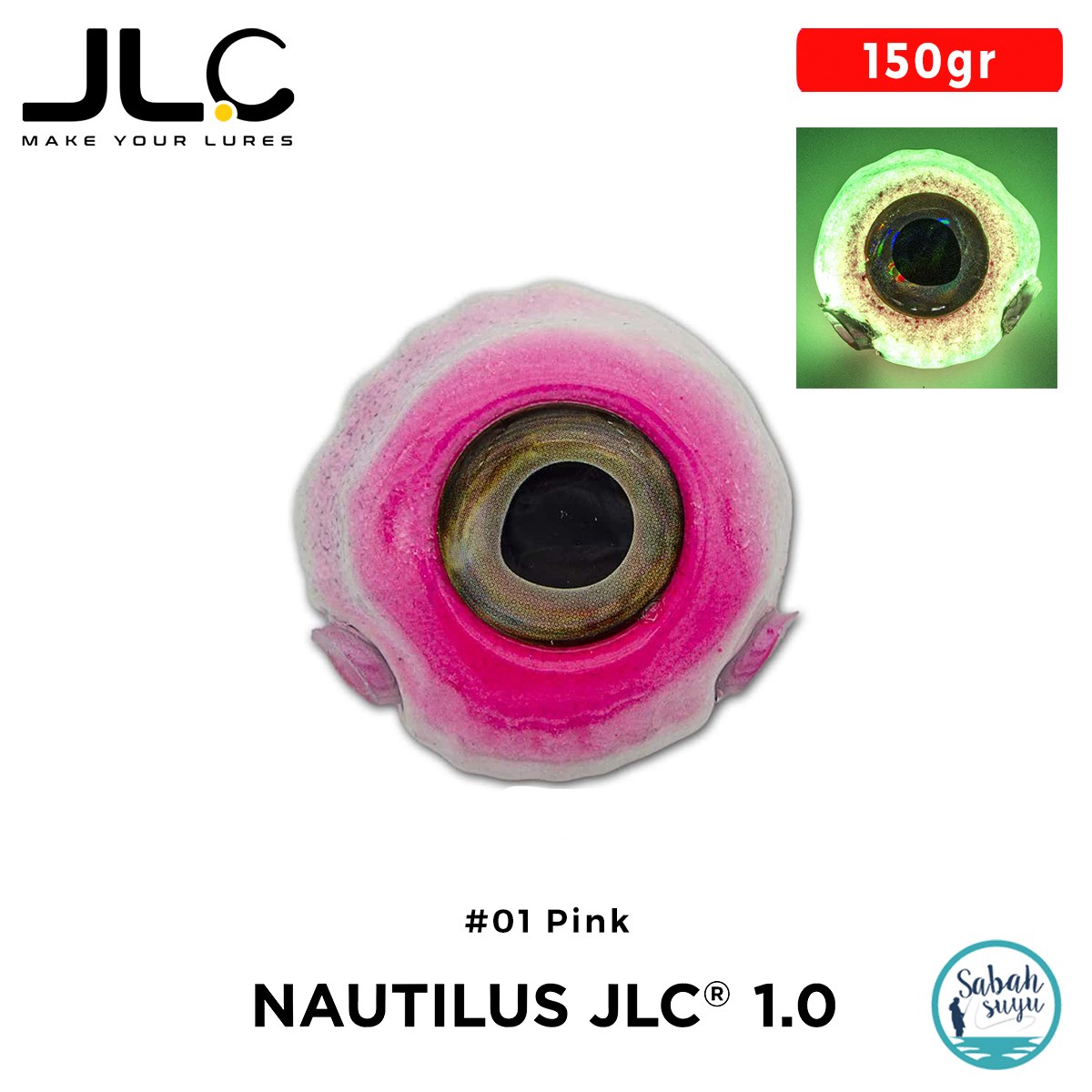 JLC Nautilus 1.0 Tai Rubber Kafa 150gr #01 Pink