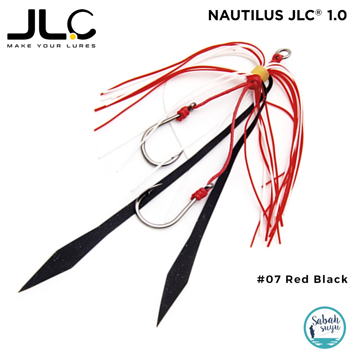 JLC Nautilus 1.0 Tai Rubber İğneli Etek (#9 BKK) #07 Red Black