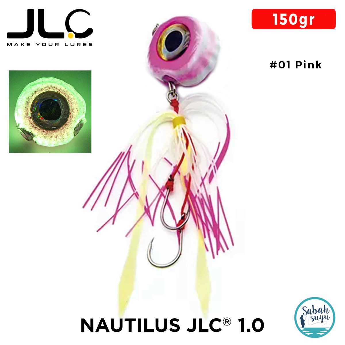 JLC Nautilus 1.0 Tai Rubber Set 150gr #01 Pink